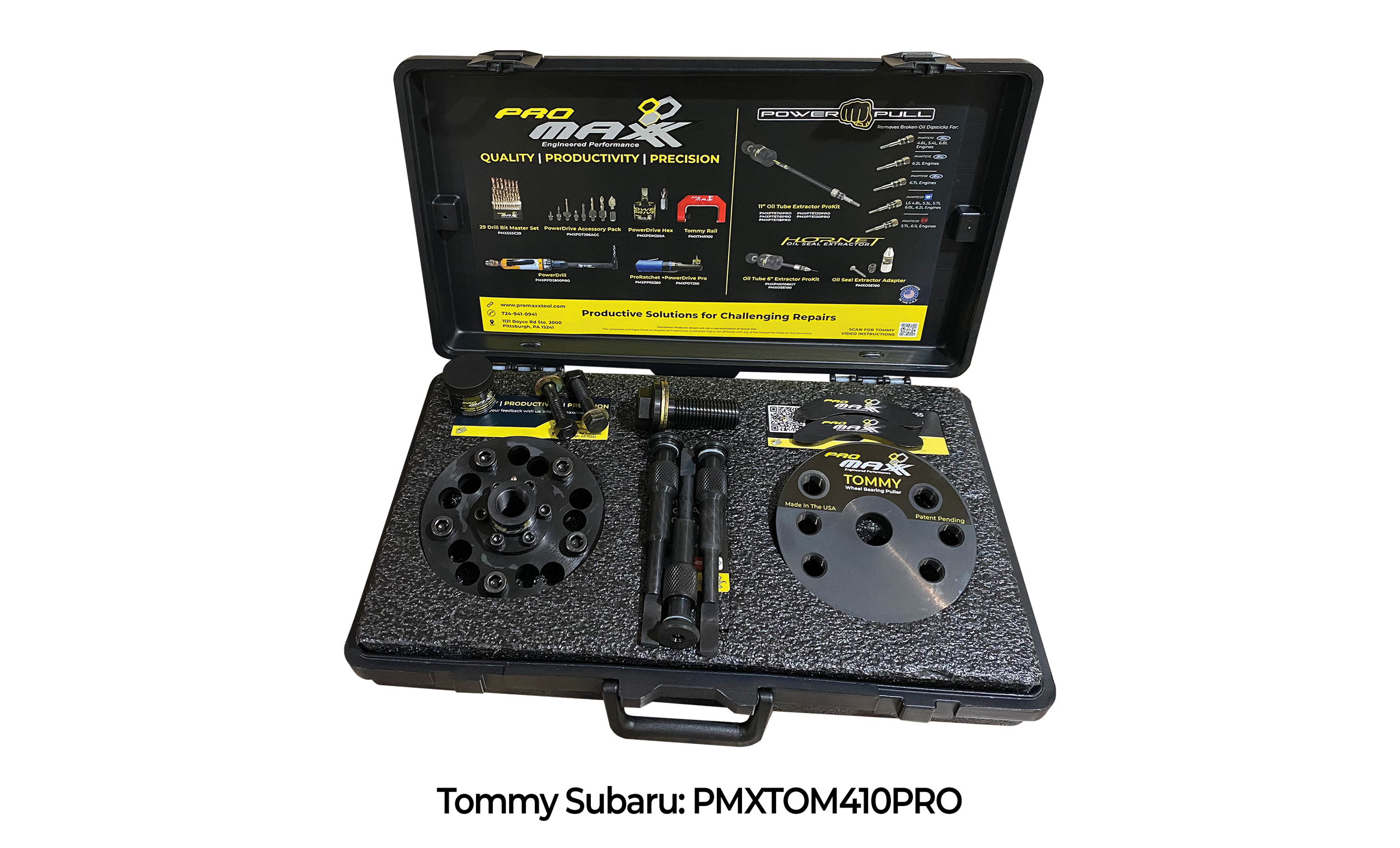 Tommy - Wheel Bearing Hub Puller Removal Kits: Ford or Subaru or Combo