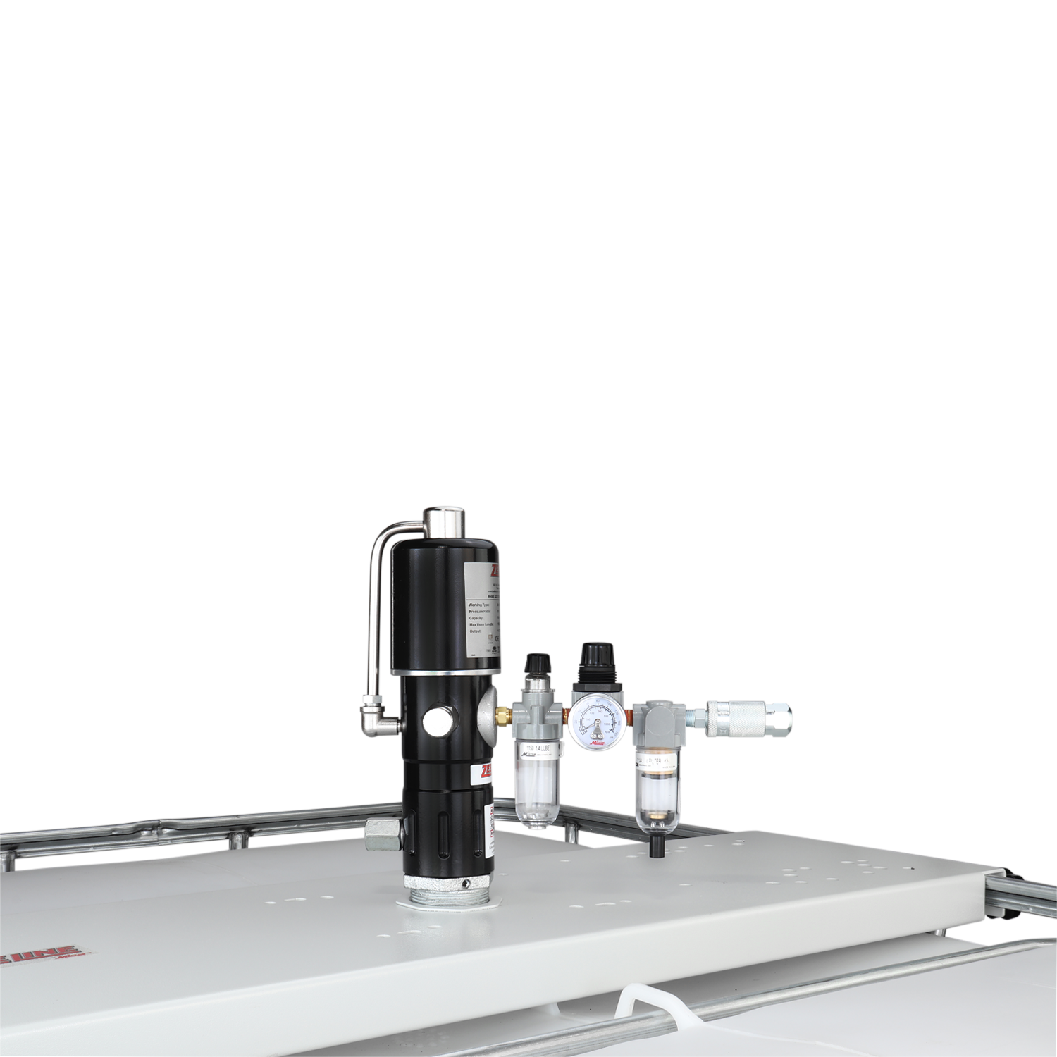 ZE1731K – 5:1 Pneumatic Stub Style High Flow Rate Piston Pump with FRL (Double Action)