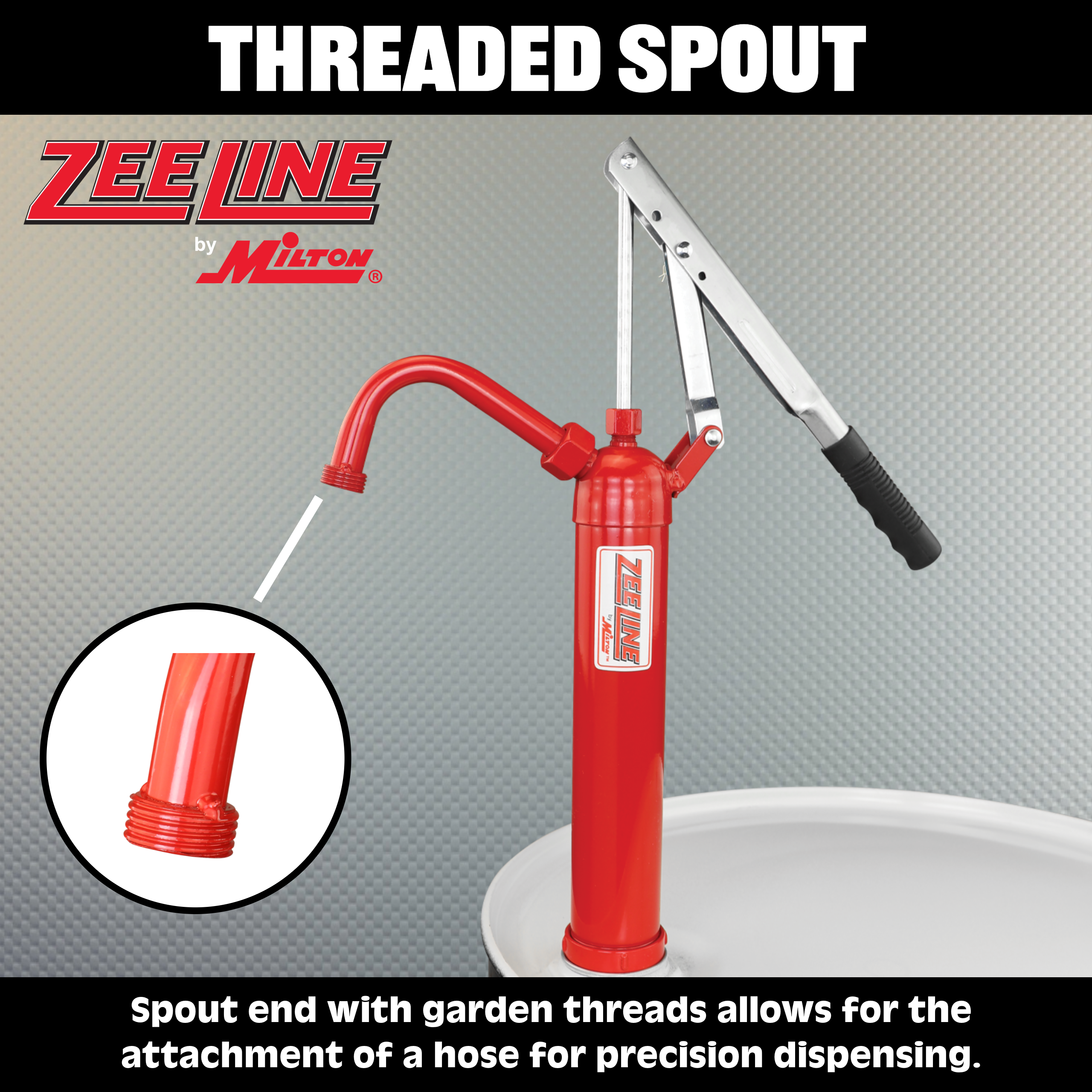 ZED-S - Hand Operated Lever Drum Pump with All Steel Body (1 ZED-S - Hand Operated Lever Drum Pump with All Steel Body (1