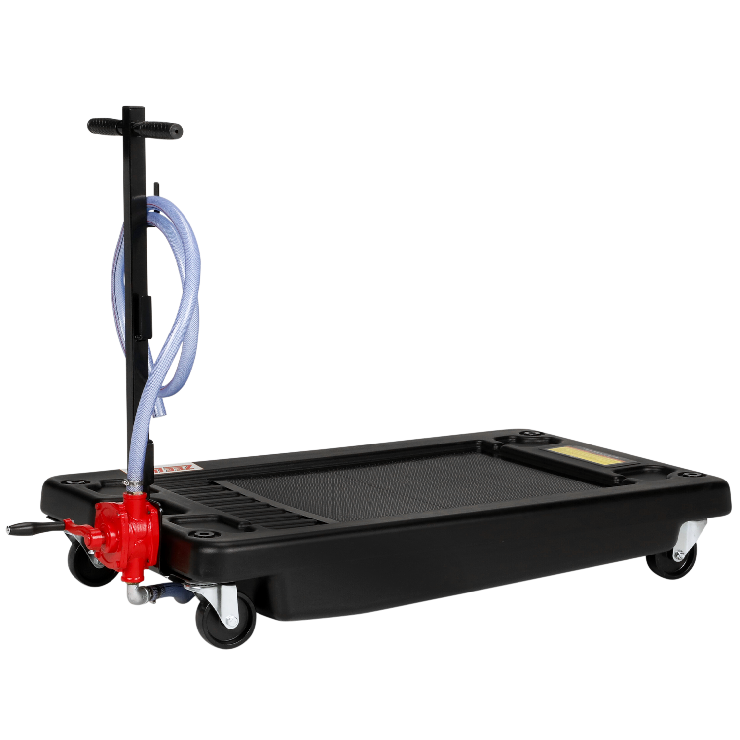 Low profile waste oil drain with an 17 gallon capacity Low profile waste oil drain with an 17 gallon capacity