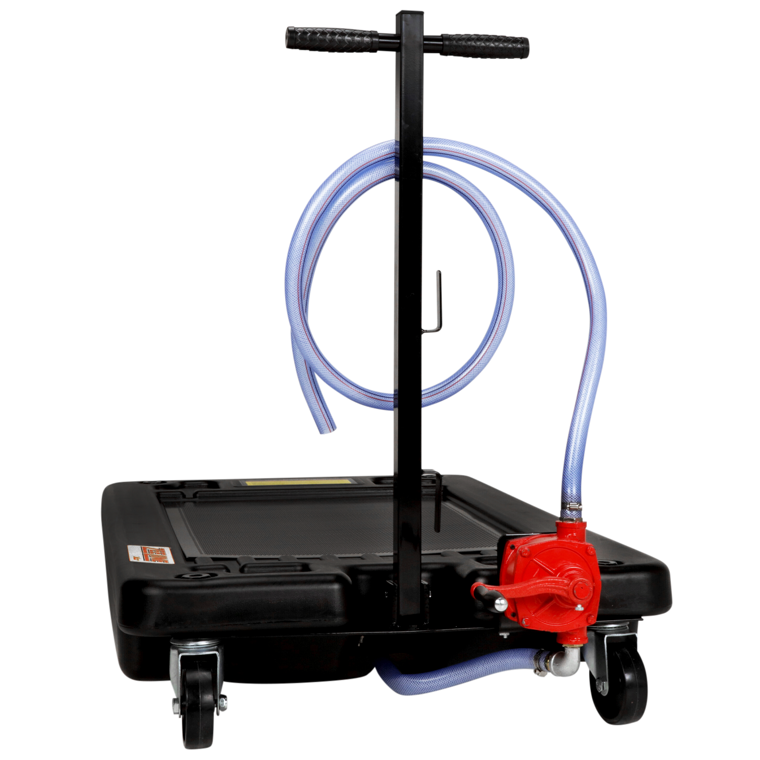 Low profile waste oil drain with an 17 gallon capacity Low profile waste oil drain with an 17 gallon capacity
