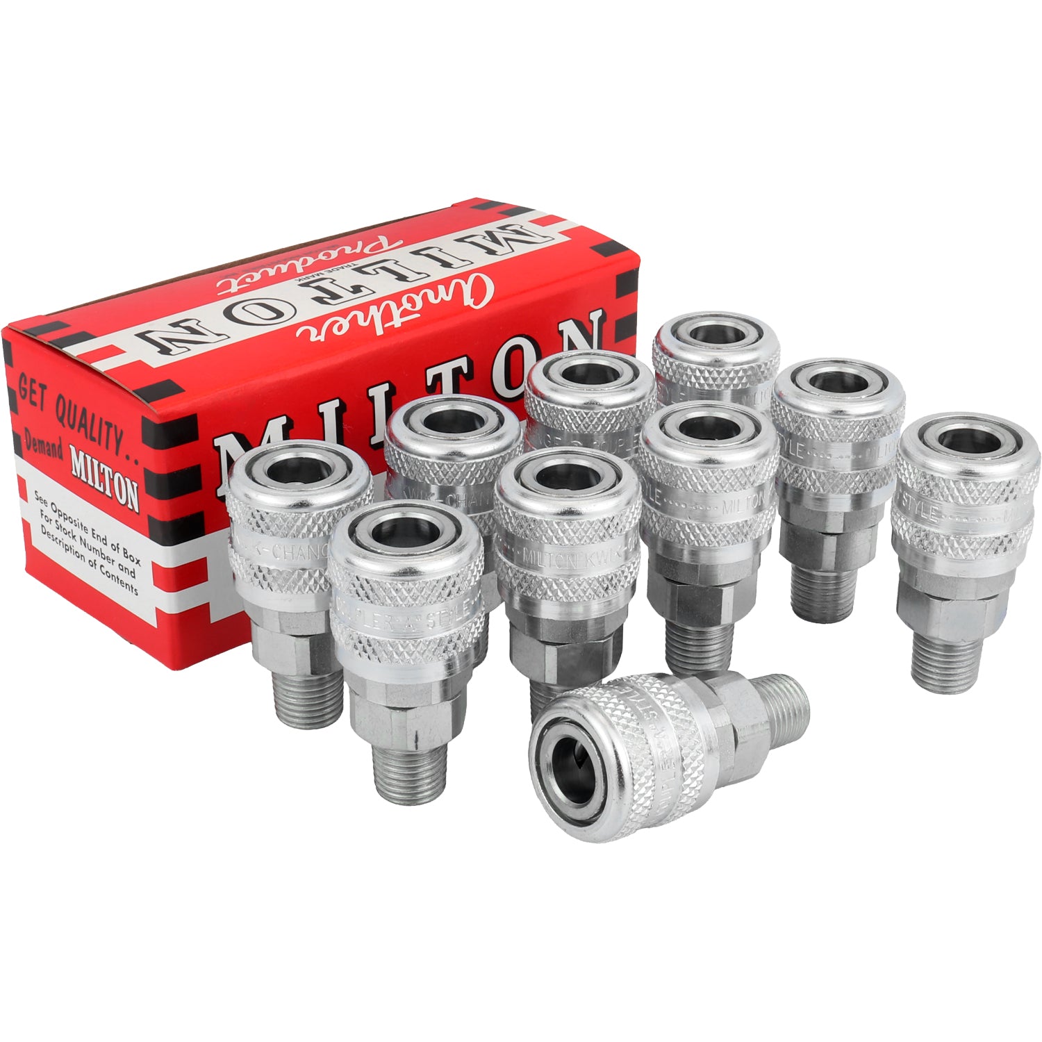 Air Coupler Fitting, A-Style (ARO 210) Air Quick Connect Couplers, 1/4