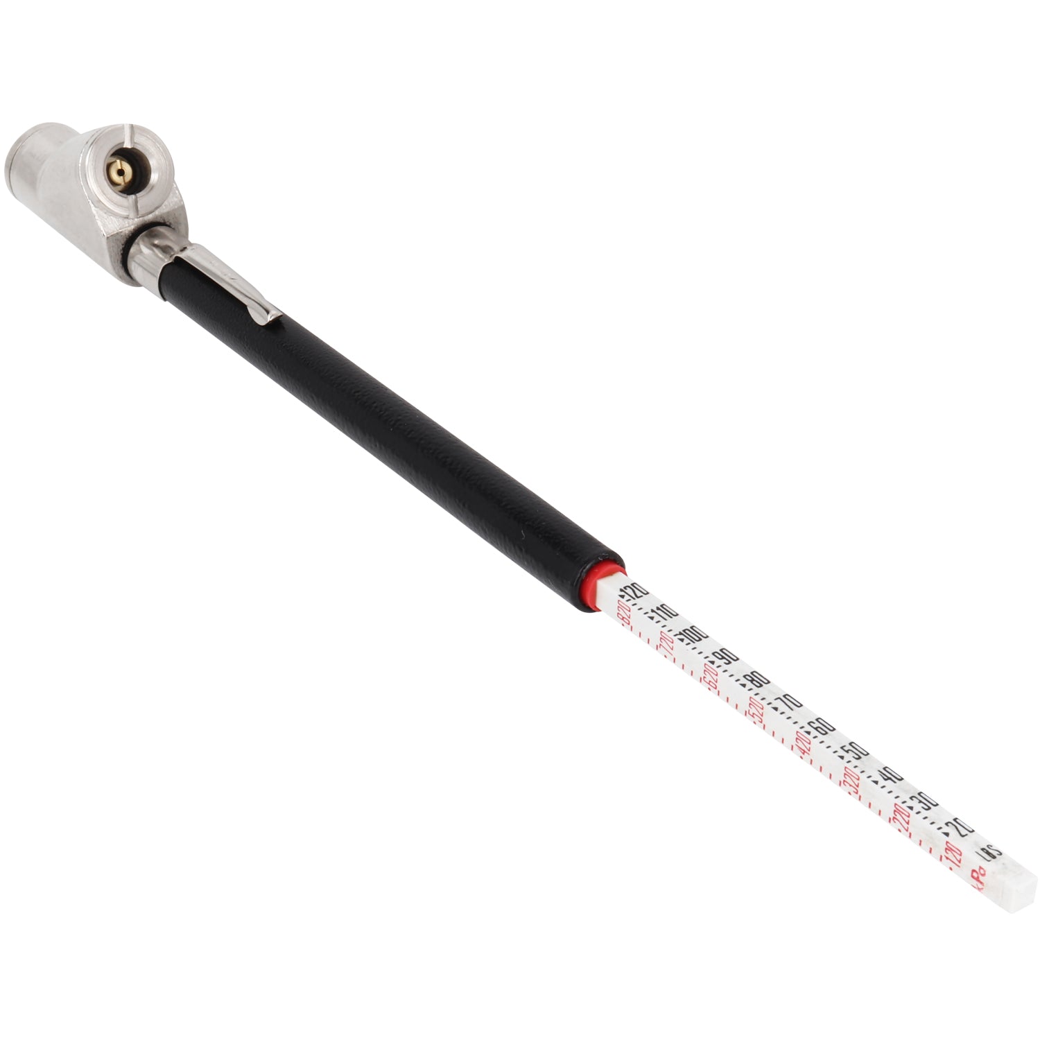 Tire Pressure Gauge Dual Head Straight Foot Tire Gauge with Matte Black Poly Finish - 2-120 PSI