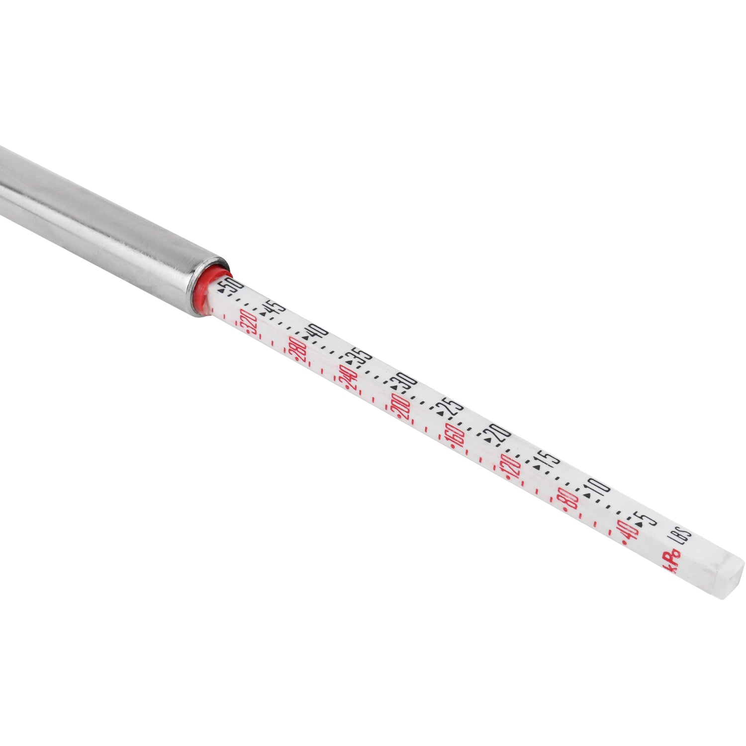 Milton® Heavy Duty, Tire Pencil Gauge, 5-50 PSI, Single Head Air Chuck, Brass Tubing, Corrosion Resistant