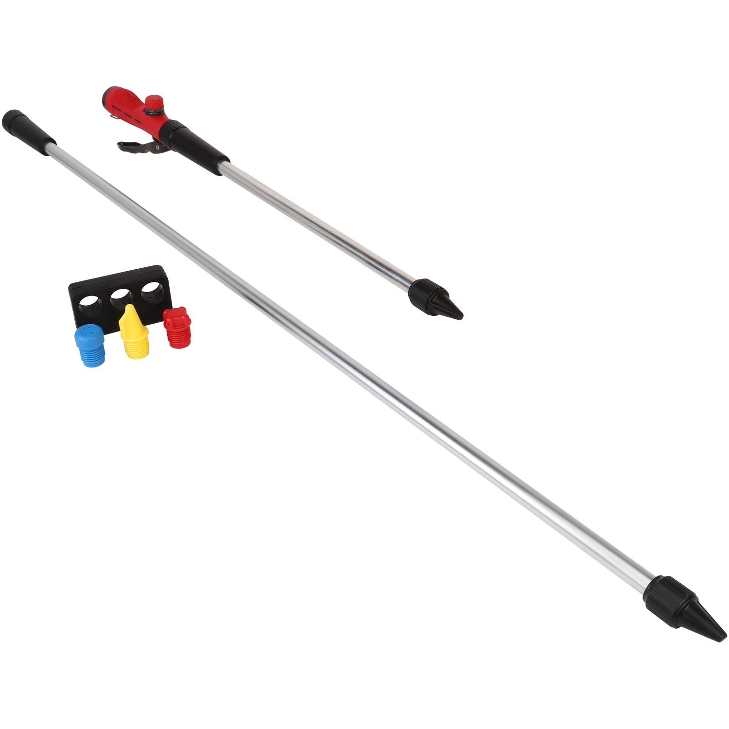 PowerWand® Dual Water & Air Industrial Power Wand Deluxe Cleaning Tool Kit – Standard & Extended Tubes with Multi-Nozzle Tip Kit, 125 PSI