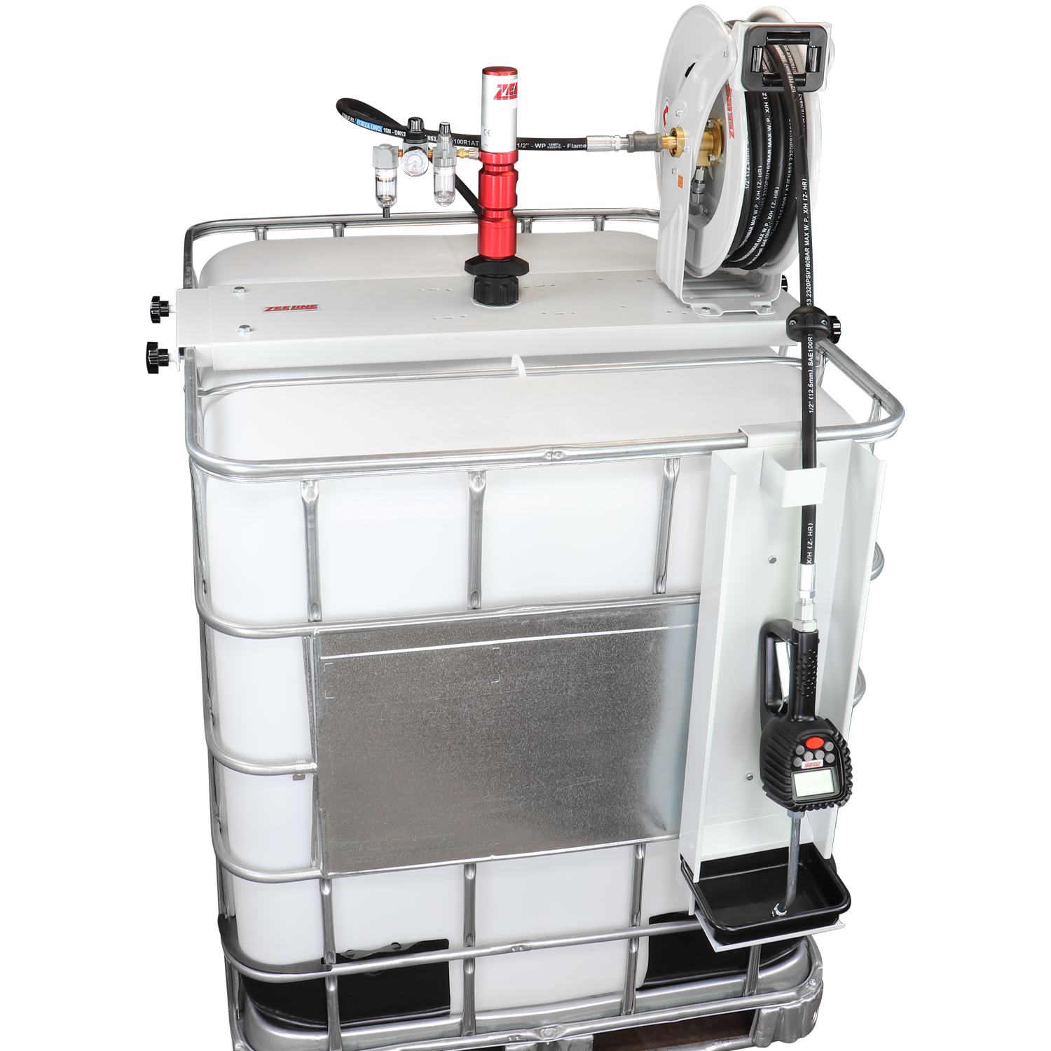 ZE1700PK-IBC-500 - 3:1 Premium Series Pump Kit IBC w/reel & preset met ZE1700PK-IBC-500 - 3:1 Premium Series Pump Kit IBC w/reel & preset met