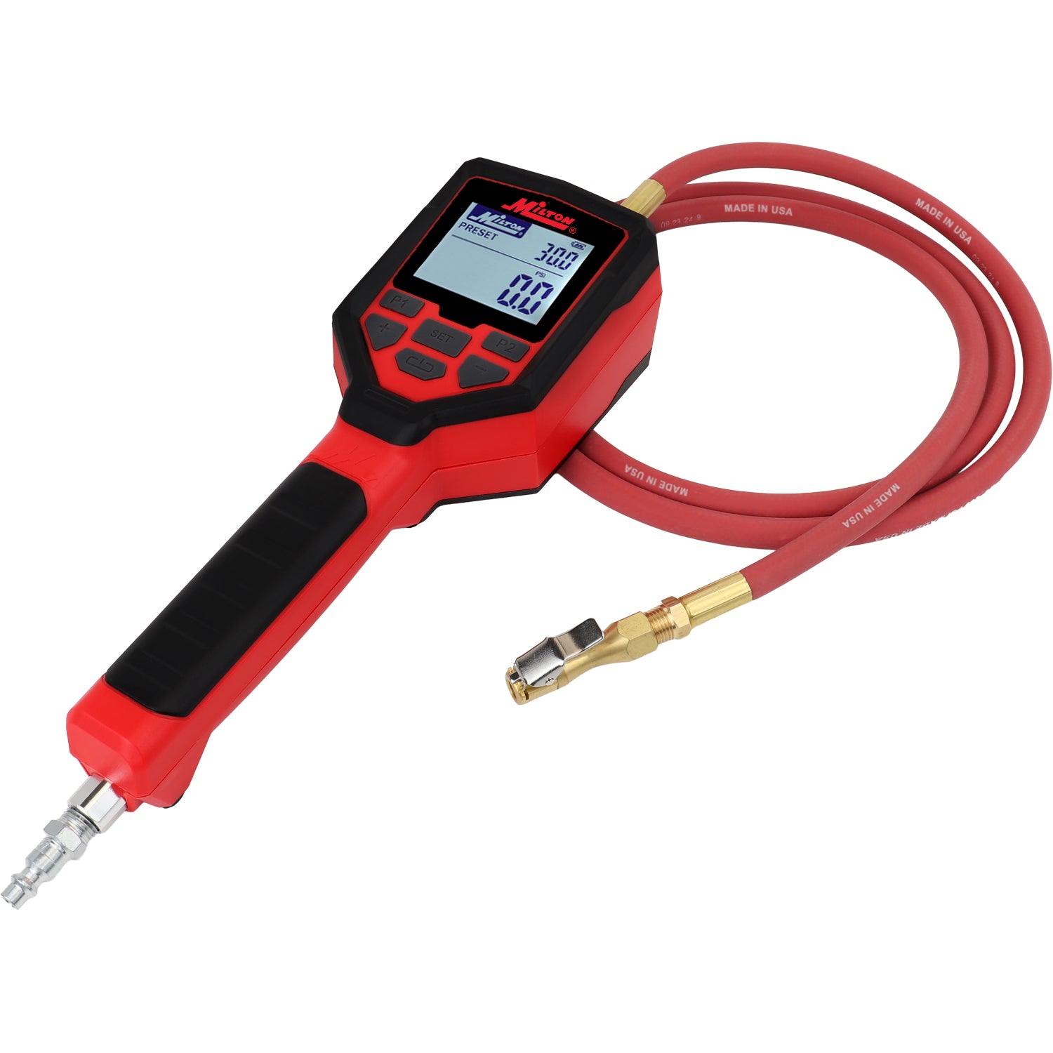 Preset Digital Auto Tire Inflator with Gauge, 174 PSI Automatic Inflate & Deflate