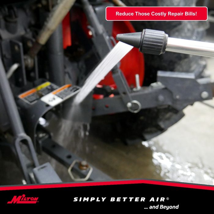 PowerWand® Dual Water and Air High Volume Air Blow Gun with Tips, 4 Pc