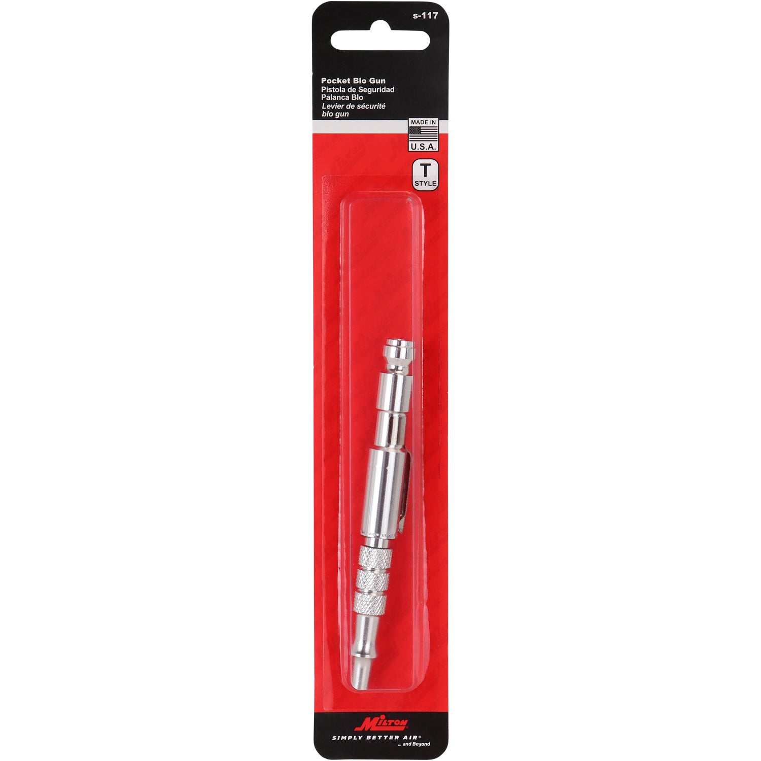 Adjustable T-Style Pocket Blow Gun