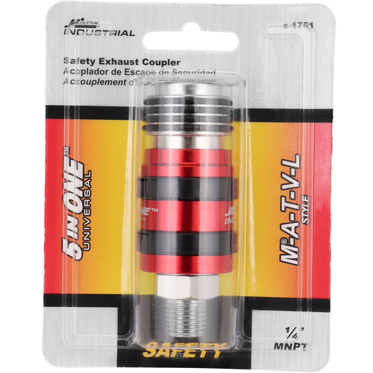 Buy Ilton 5 In ONE Universal Safety Exhaust Quick-Connect Industrial - Foto 12