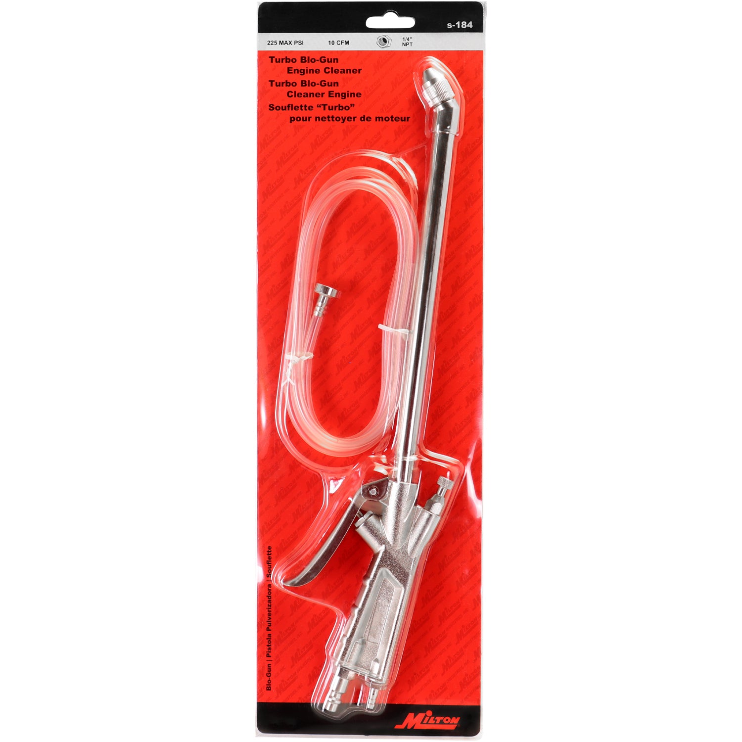 Turbo Siphon Spray Cleaning Blow Gun - 225 Max PSI (S-184)