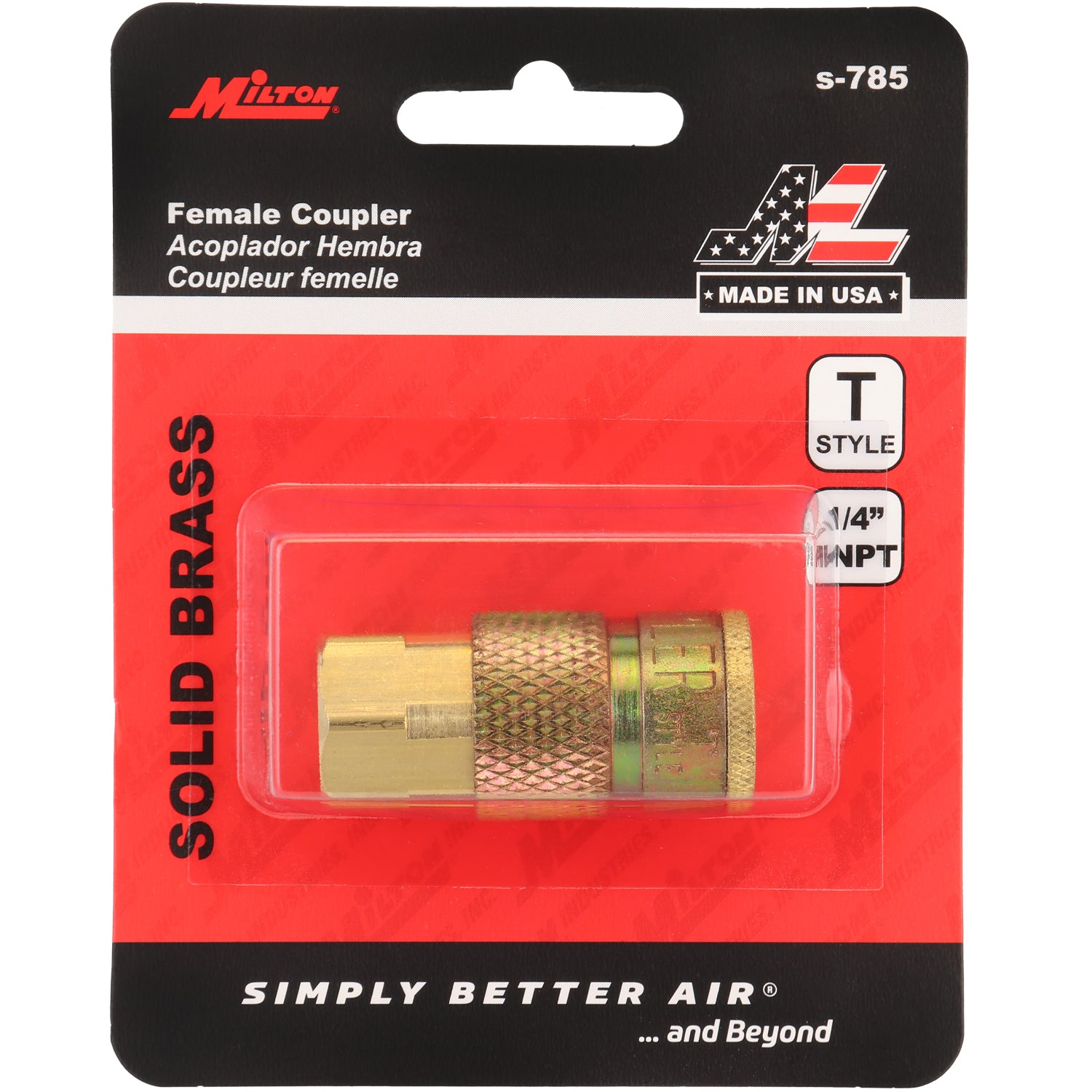 Air Compressor Quick Connect Fitting, 1/4