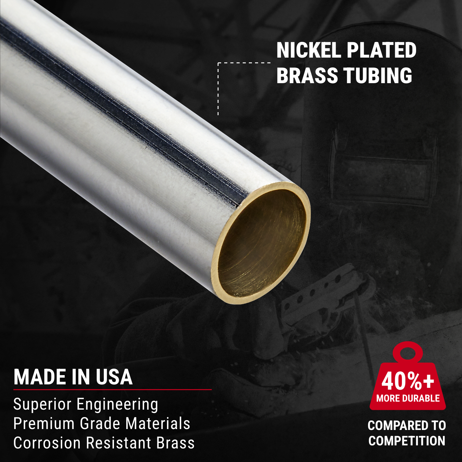 Milton® Heavy Duty, Tire Pencil Gauge, 2-20 PSI, Single Head Air Chuck, Brass Tubing, Corrosion Resistant