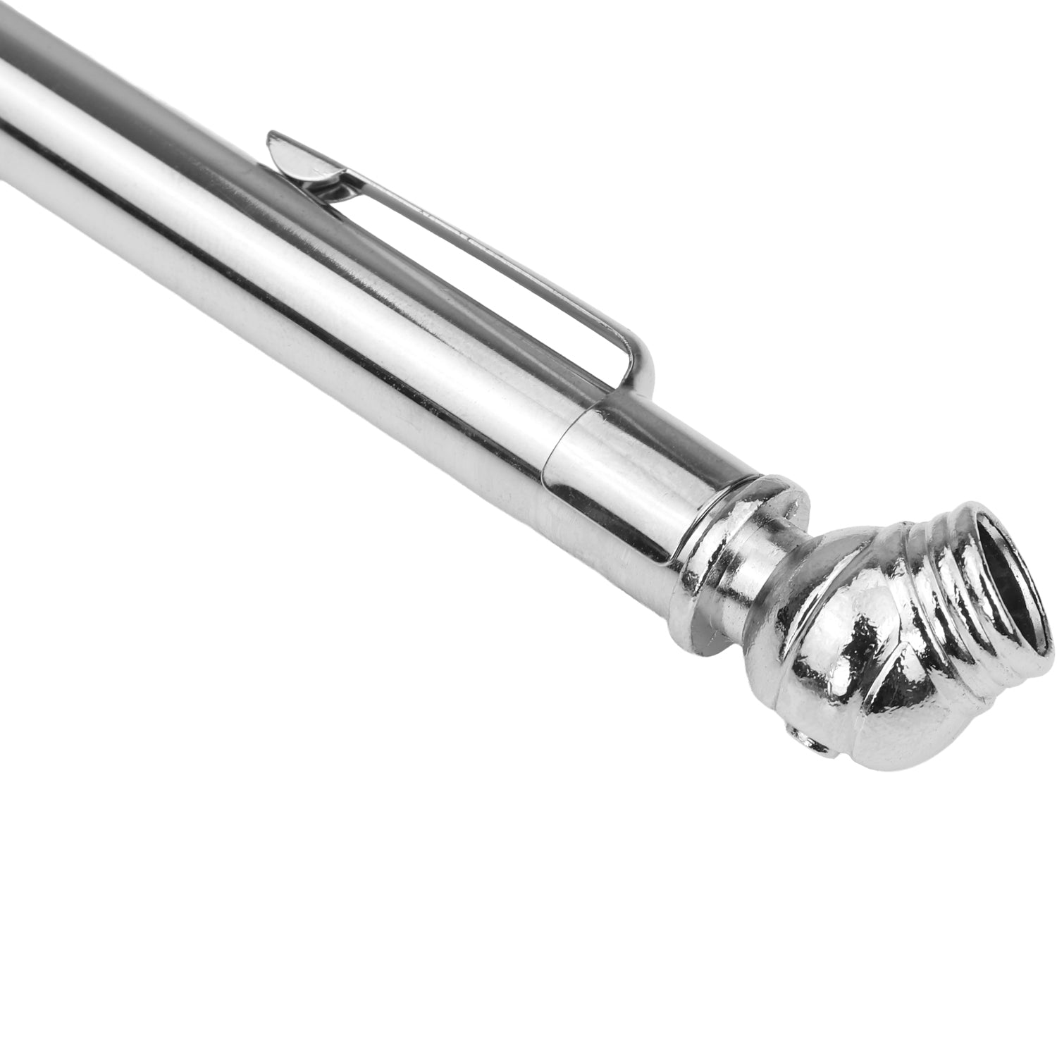 Tire Pressure Gauge with Tire Tread Gauge, Single Ball-Head Air Chuck, Stainless Steel Pencil Tire Gauge, 10-75 PSI