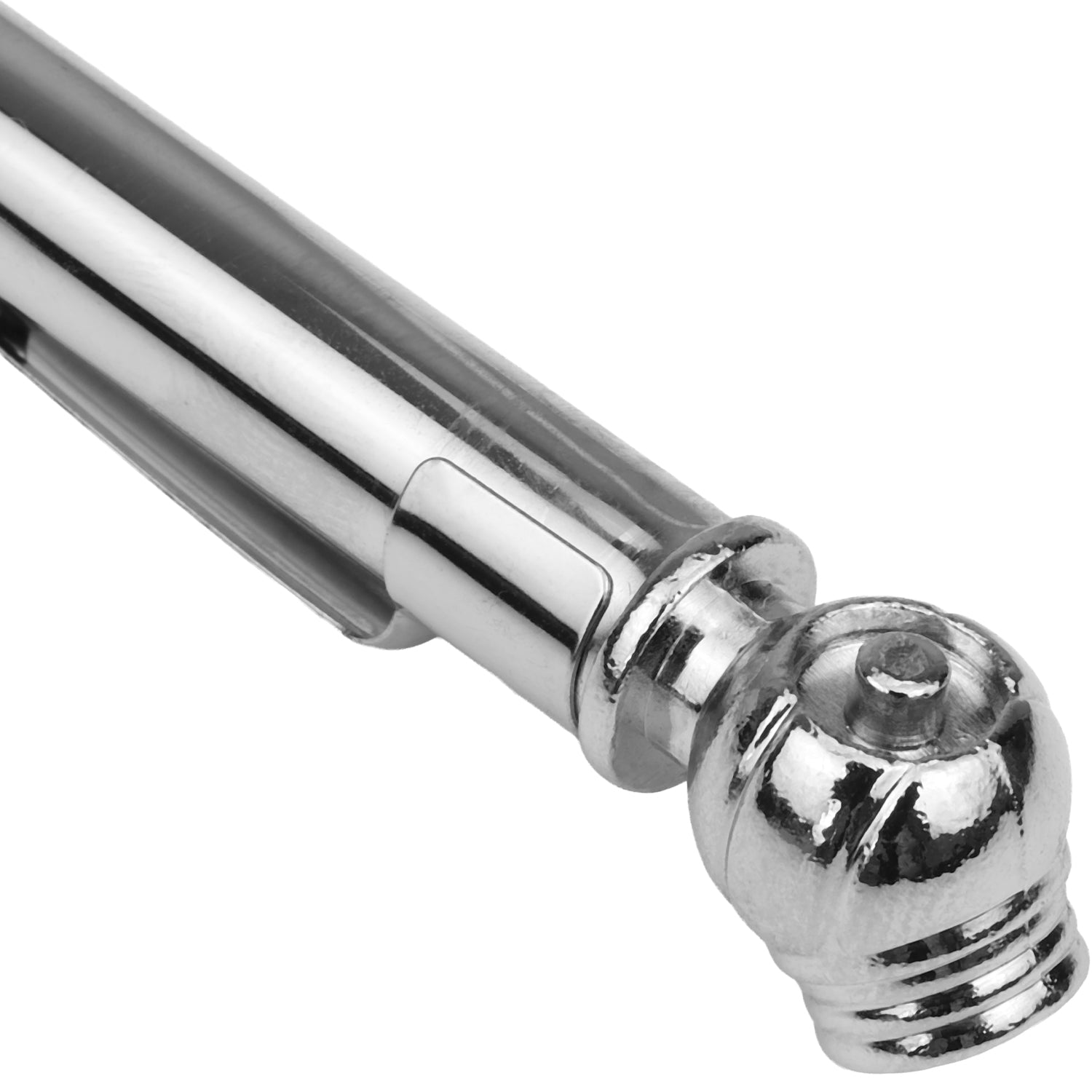 Tire Pressure Gauge with Tire Tread Gauge, Single Ball-Head Air Chuck, Stainless Steel Pencil Tire Gauge, 10-75 PSI