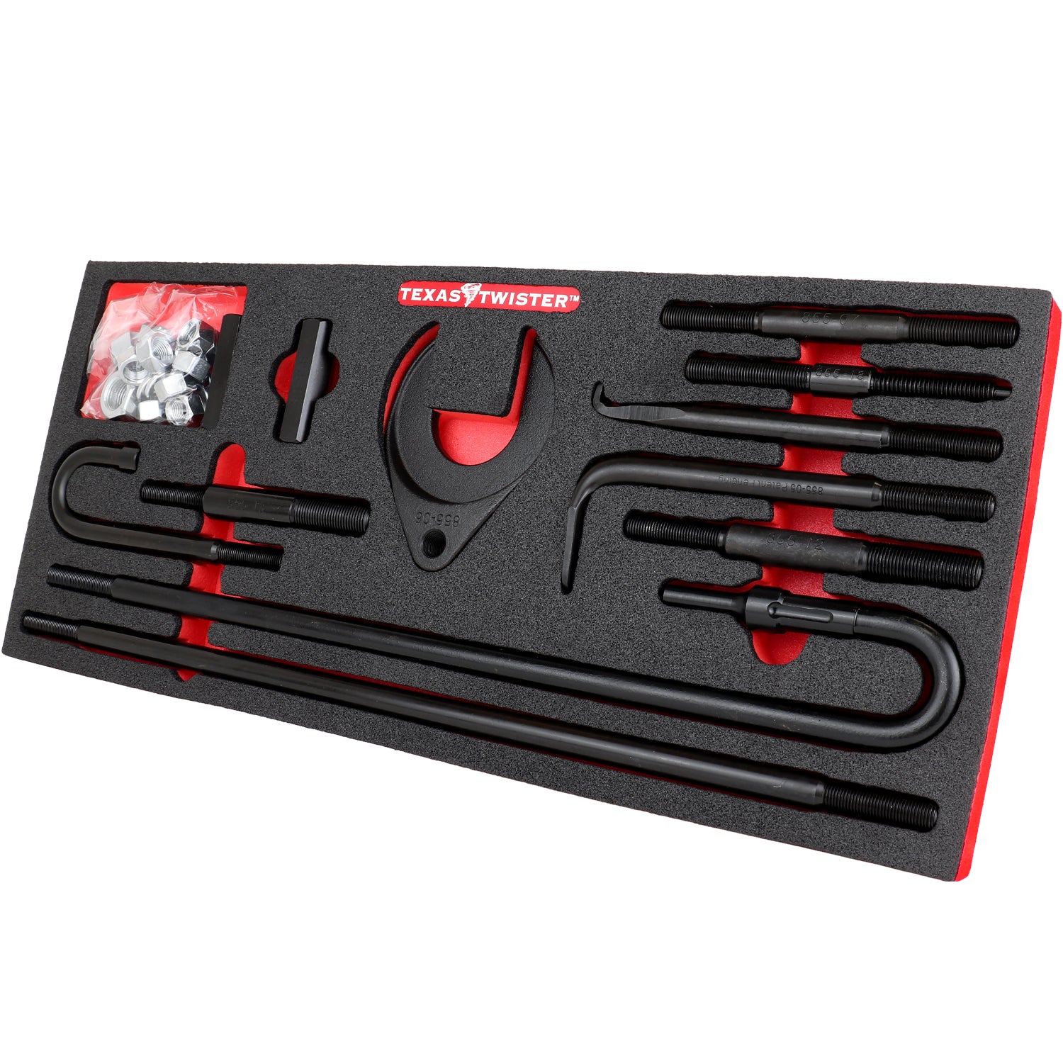 Air Hammer Pulling Kit W/Foam Tray - 34 Pieces - texas Twister - LT855AF