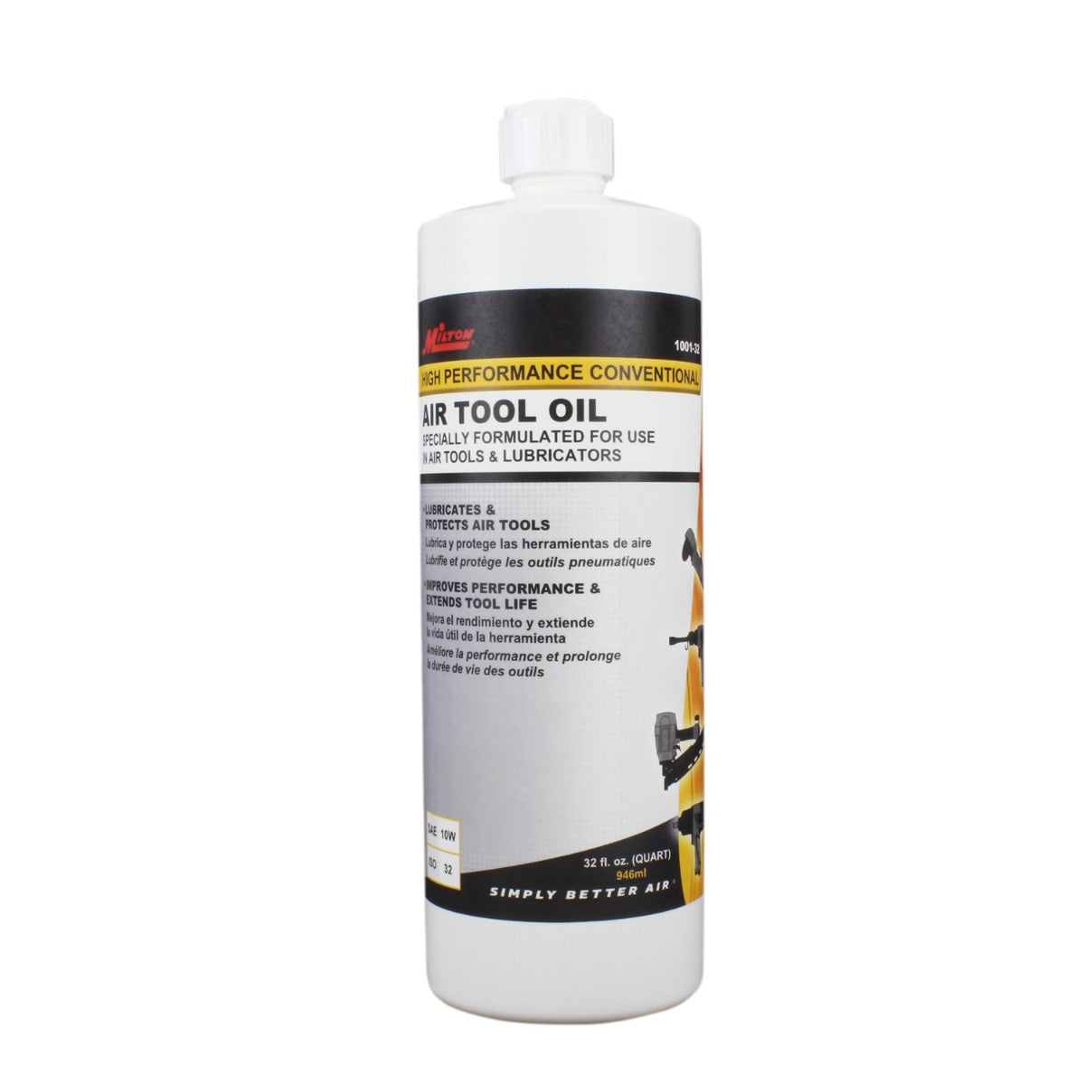 High-Performance Conventional Pneumatic Tool Oil (SAE 10W, ISO 32)