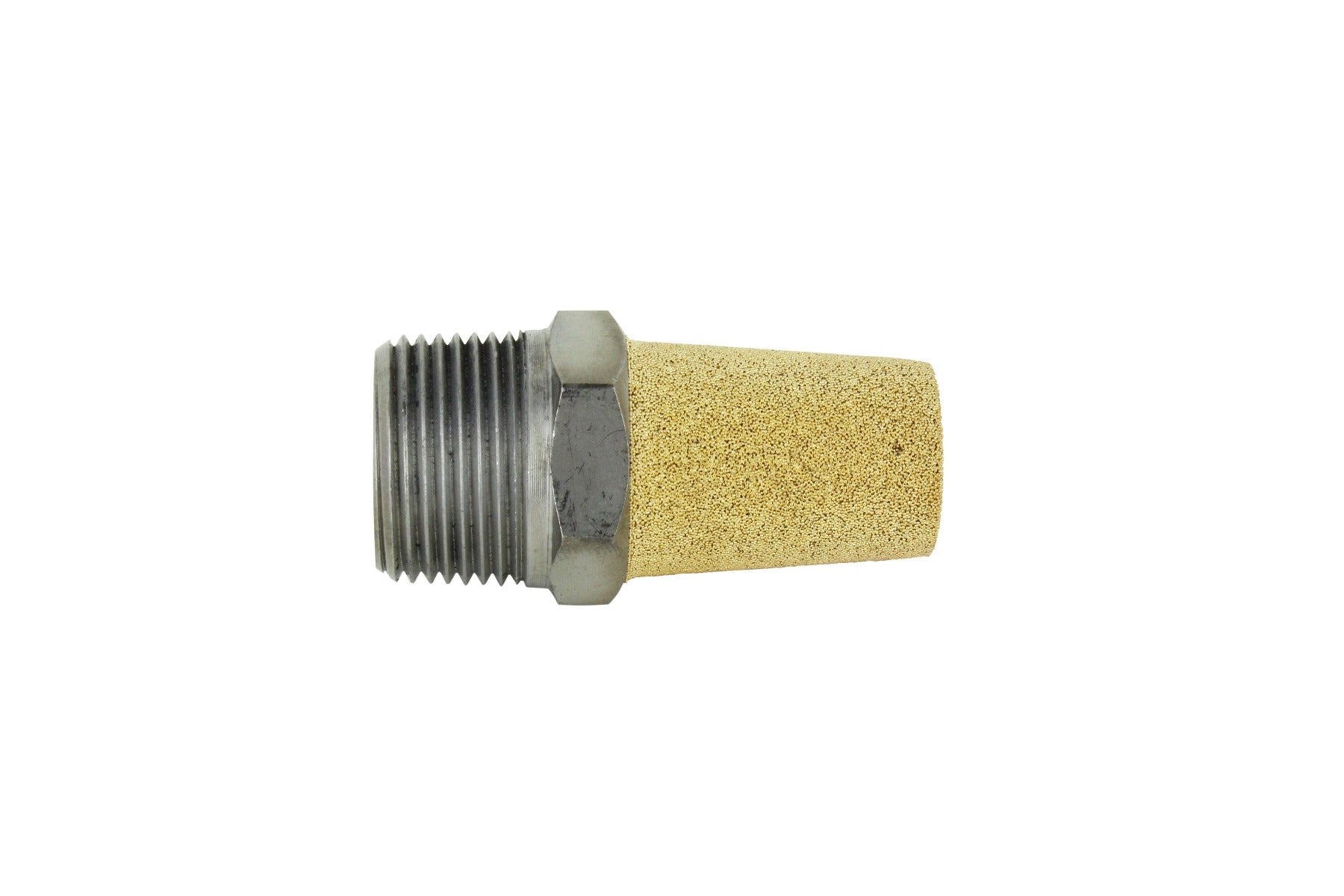 Compressed Air Filter 10 Pieces 1/4" BSP Pneumatic Brass Flow Control Silencer Air Exhaust Muffler Fitting-in Noise Reducer - Foto 1