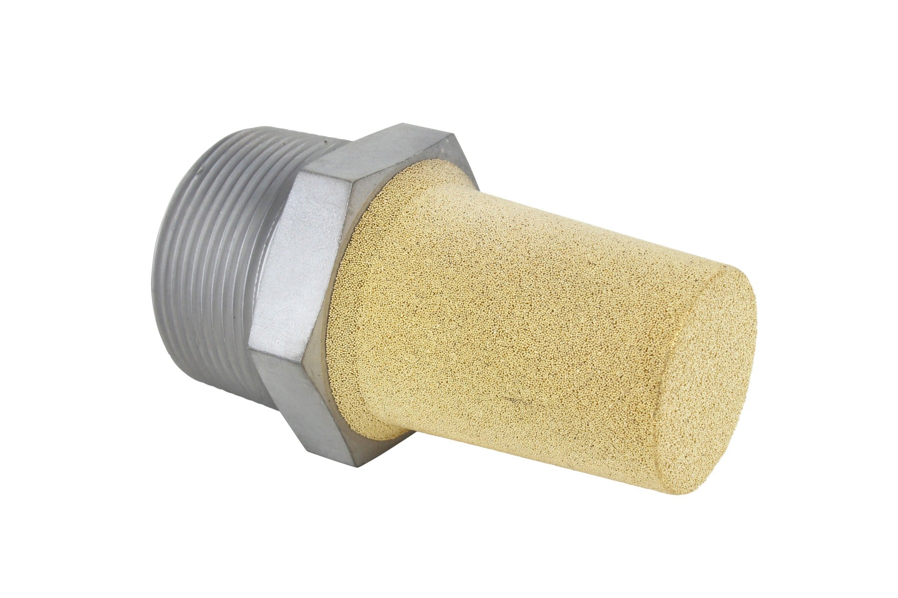 POWERTOOL 2 Stuks Messing Uitlaatdemper – Verstelbare Luchtsnelheidsregelaar, 1/8″ BSP, Gesinterd Bronzen Filter, Voor Cilinders En Pneumatische Systemen