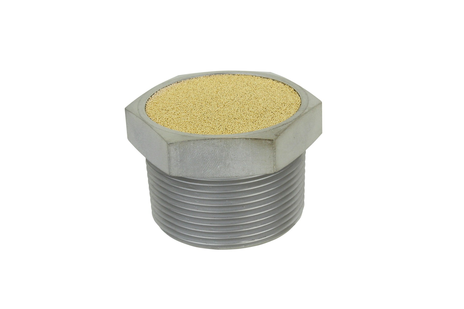 Air Filters-Air Mesh Brass Valve Muffler 1/2 NPT