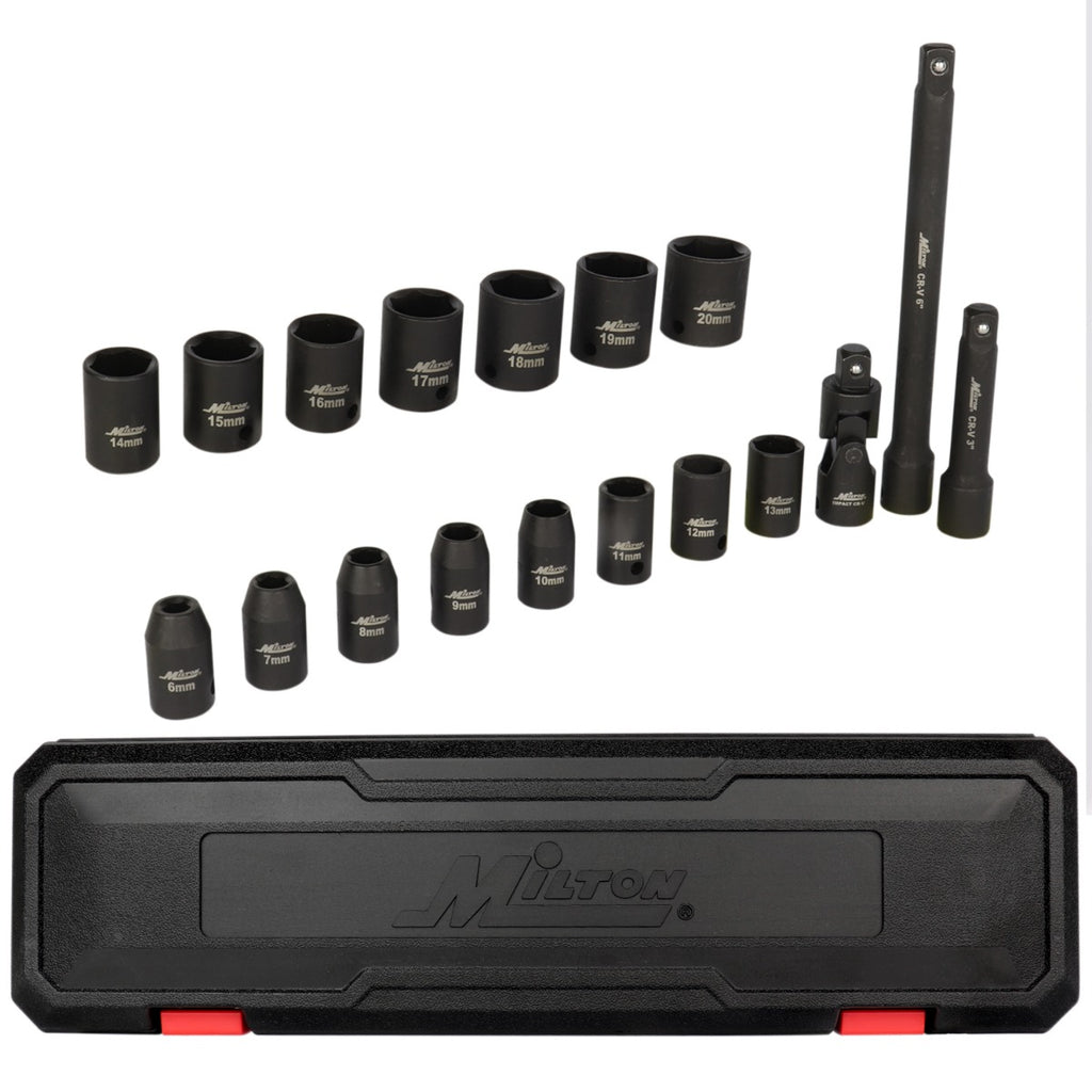 thumbnail image 2 of Gray Tools Standard 1 1/2-in Drive 6 Point Standard Length 3 1/2-in Impact Socket 8-6112 2 of 13