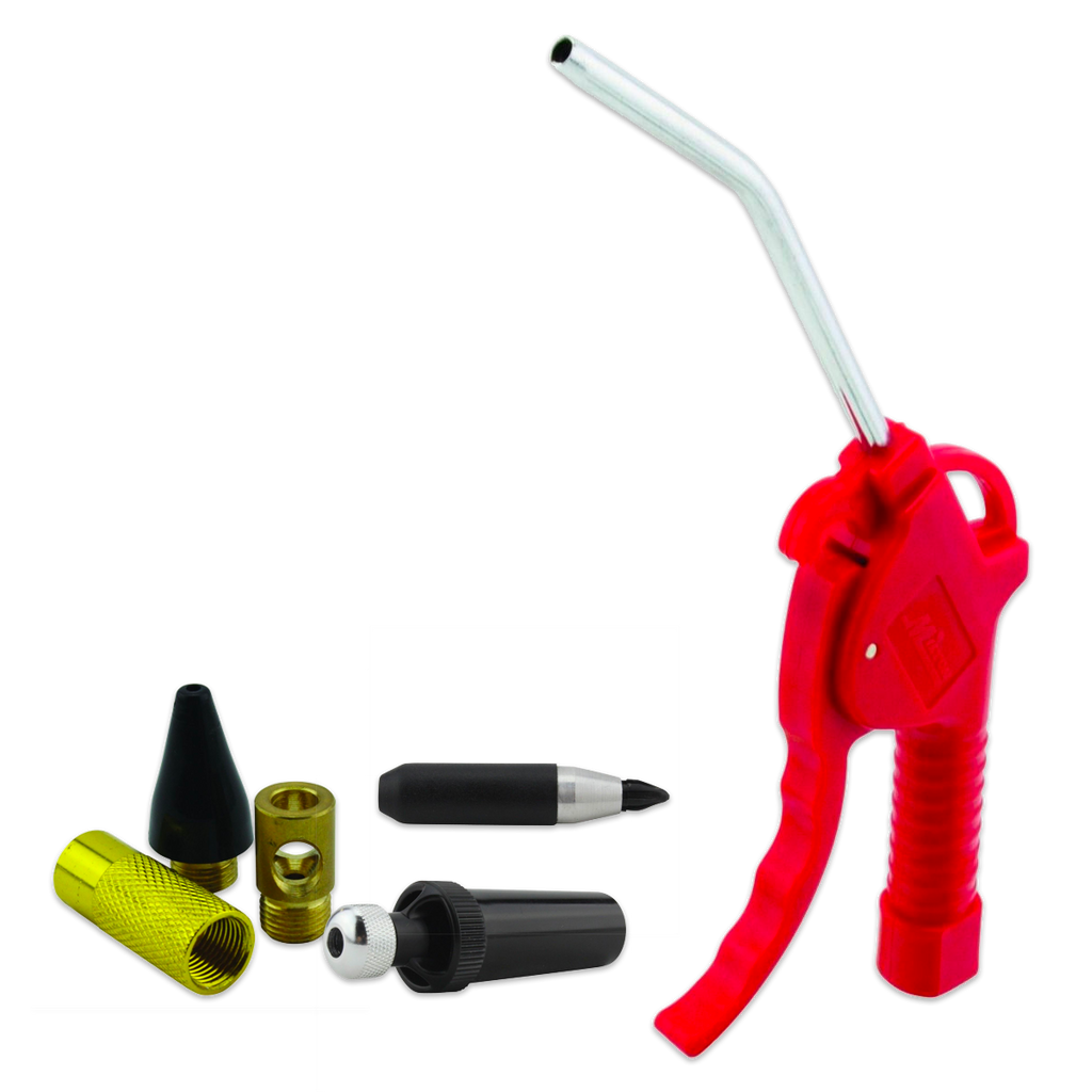 Milton Industries Pistol Grip Blow Gun + Starter Accessory + 3