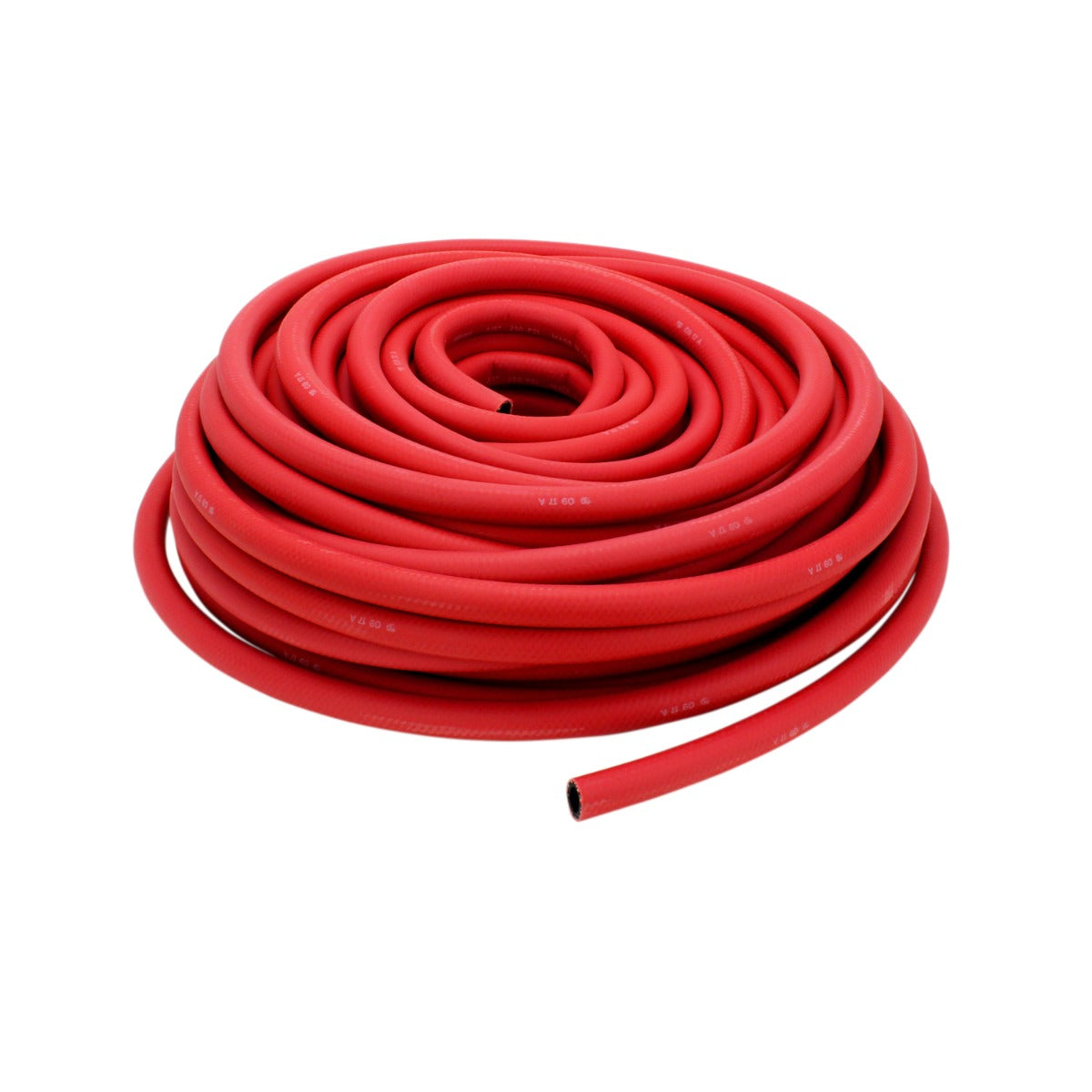 Milton Ultra Lightweight Rubber Air Hose – 3/8″ X 100′, With 3/8″ NPT Ends, -50°F To 190°F, 300 PSI, Ozone-Resistant, 10-Yr Warranty