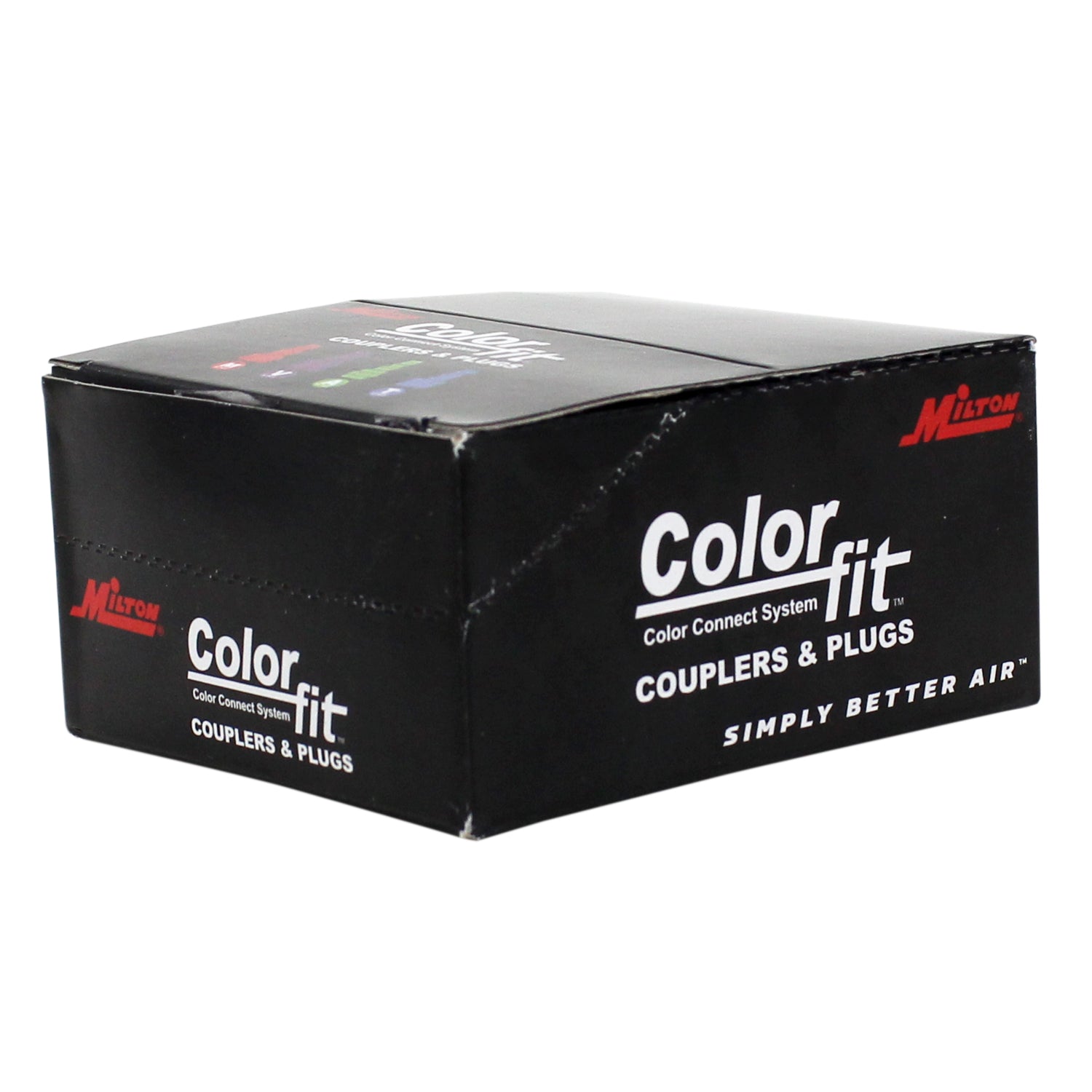 Milton ColorFit Plugs M-Style Red 1/4" NPT - Box of 20