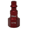 COLORFIT® Plugs (M-STYLE®, Red) - 1/4" NPT (Box of 20)