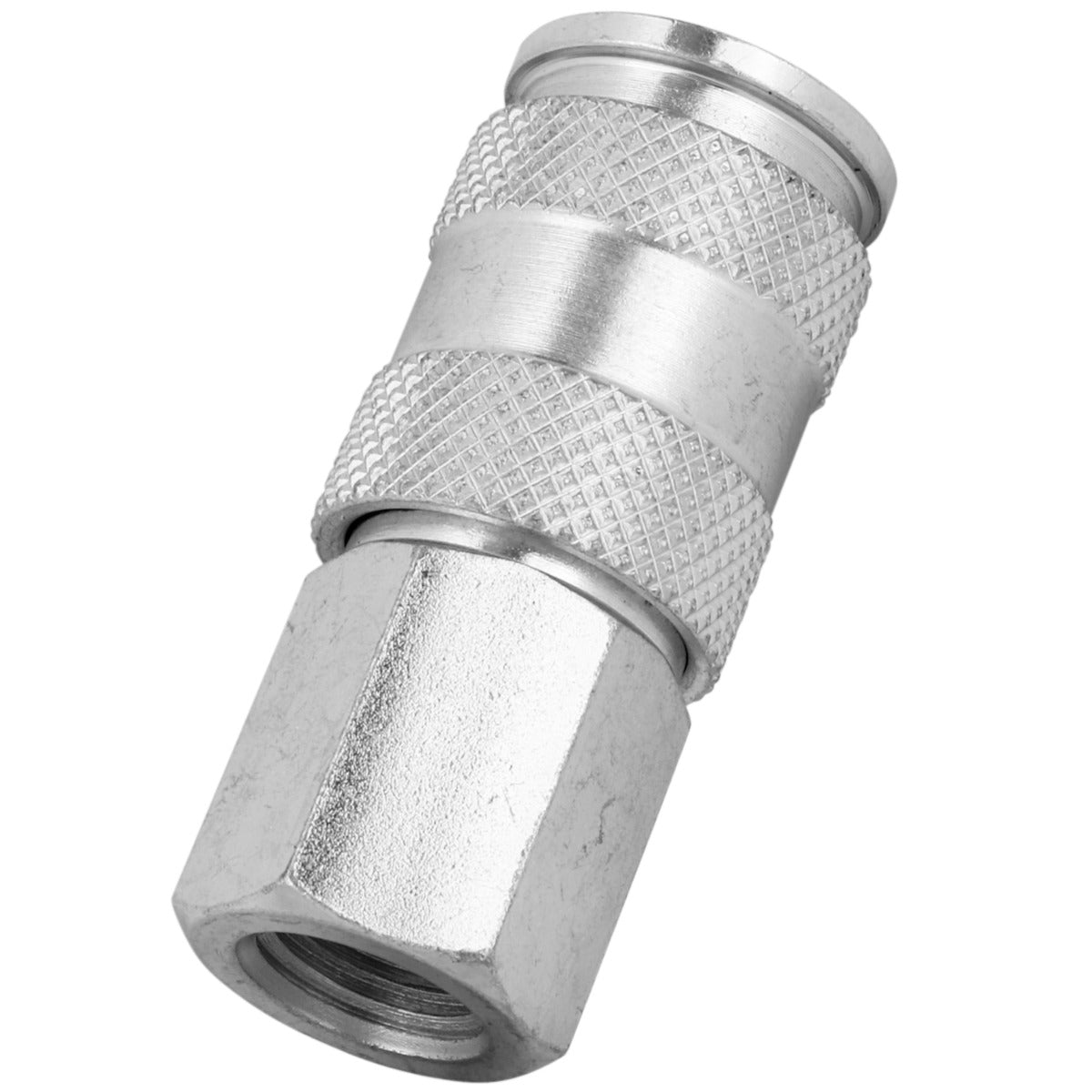 1/4" FNPT High Flow (V-Style) Quick-Connect Steel Coupler Box of 10 —  Milton® Industries Inc.