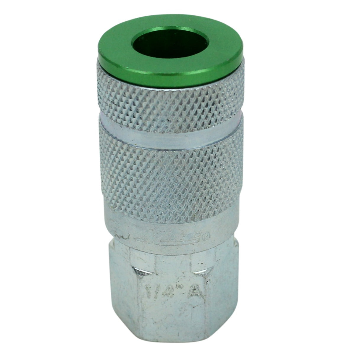 Milton COLORFIT A-Style 1/4" NPT Male Plugs – Green (Box Of 20, Aluminum)
