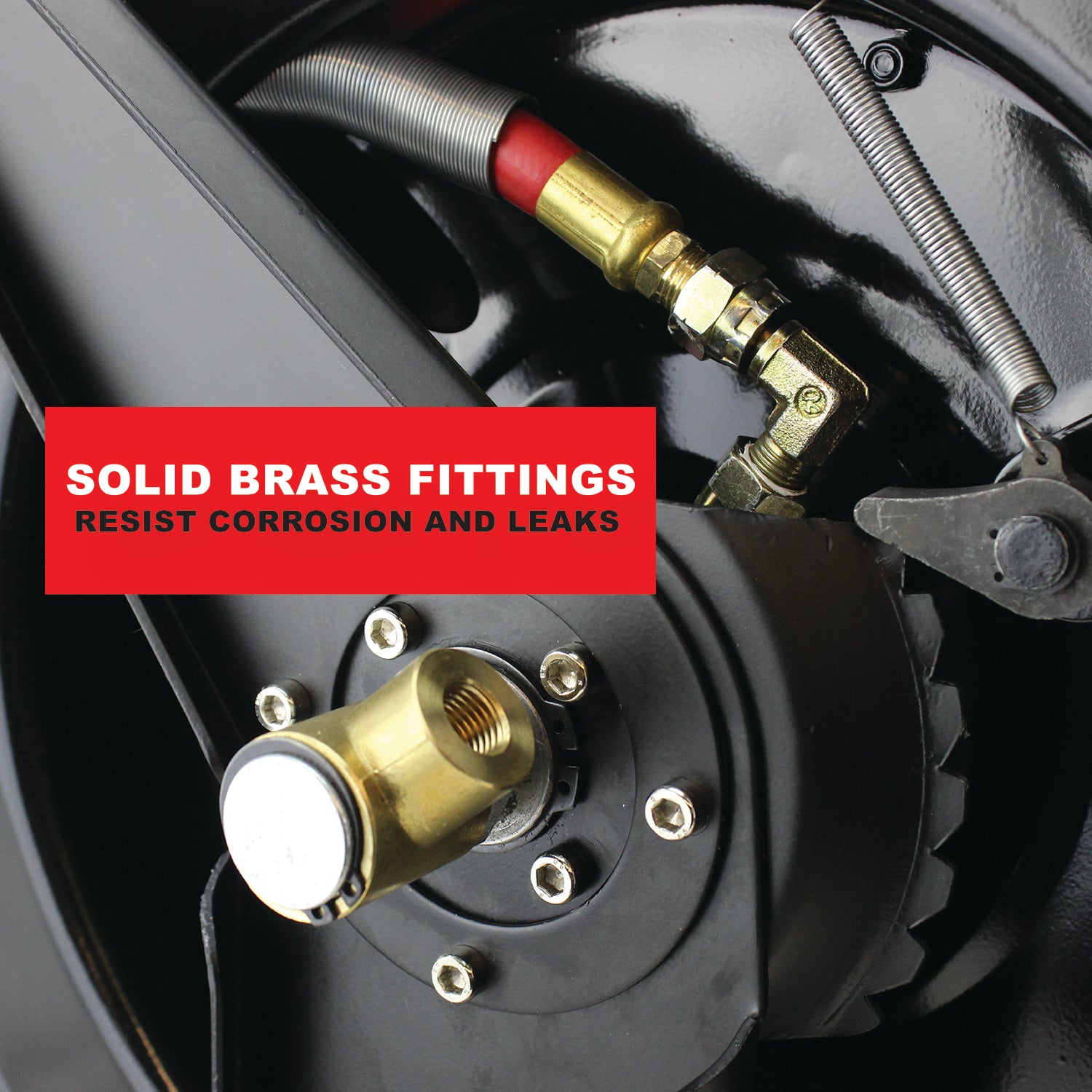 Milton® 276050D Steel Dual Arm AutoRetractable Air Hose Reel, 3/8