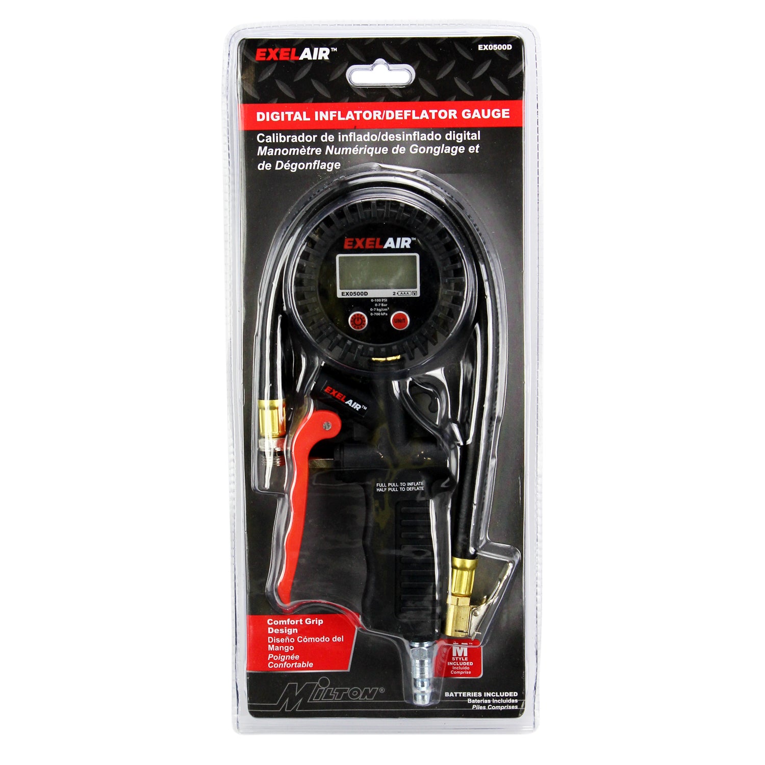 EMAX Tyre Inflator with Guage 1/4