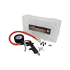 EXELAIR® EX0510PKIT Analog Pistol Grip Tire Inflator/Deflator Gauge Kit w/ 13" Air Hose, Easy-Clip Chuck, and Tire Valve Accessories, 150 PSI