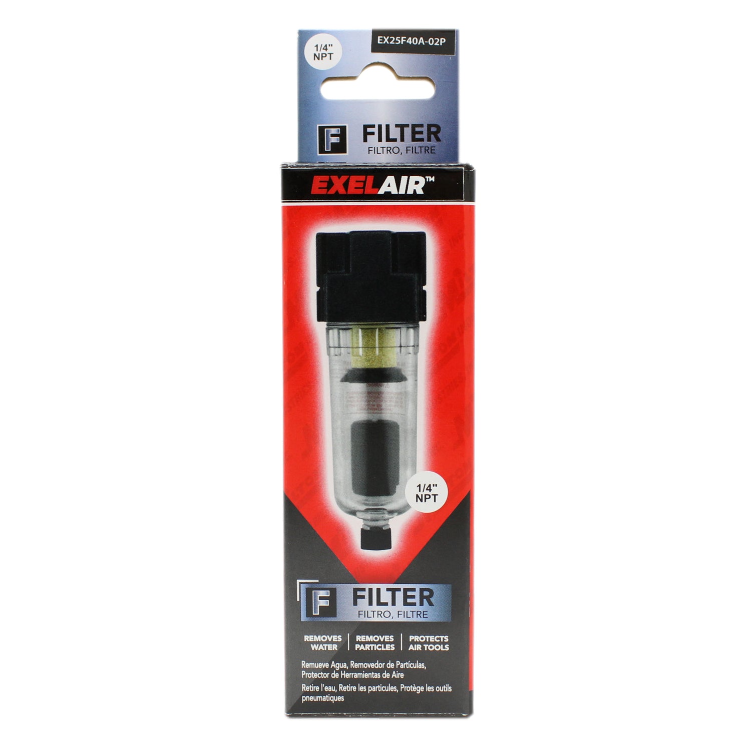 EXELAIR® FRL Mini Air Filter, 1/4