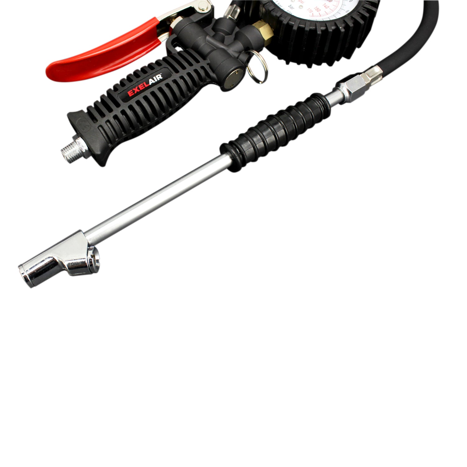 Milton Industries EXELAIR® 3-in-1 Pro Analog Pistol Grip Tire Inflator ...