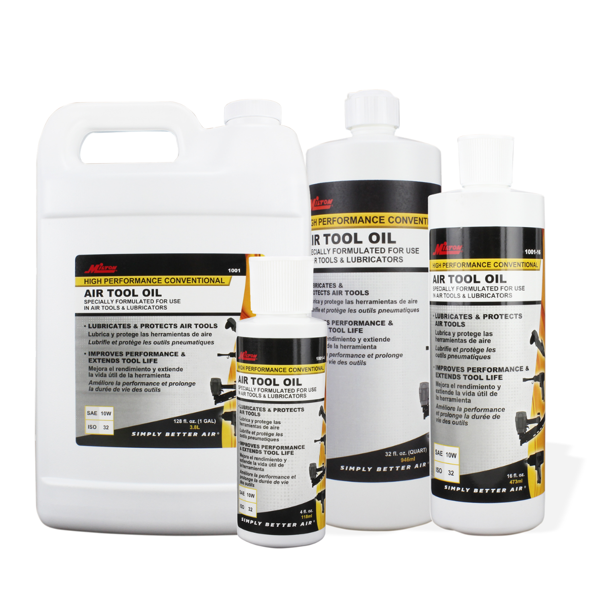 High-Performance Conventional Pneumatic Tool Oil (SAE 10W, ISO 32)
