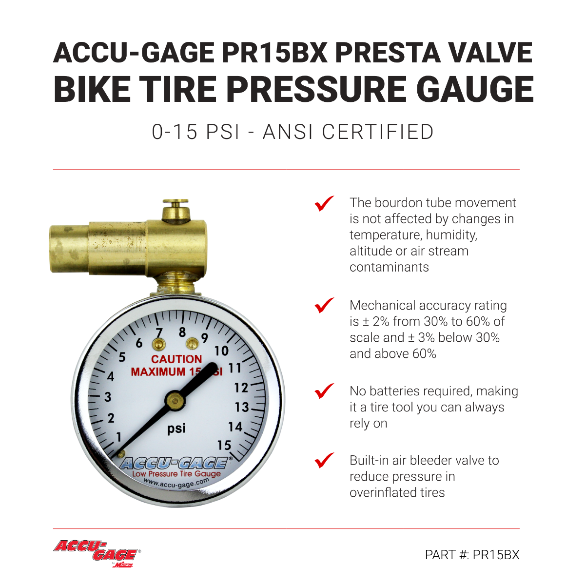 ACCU-GAGE® by Milton® — Milton® Industries Inc.