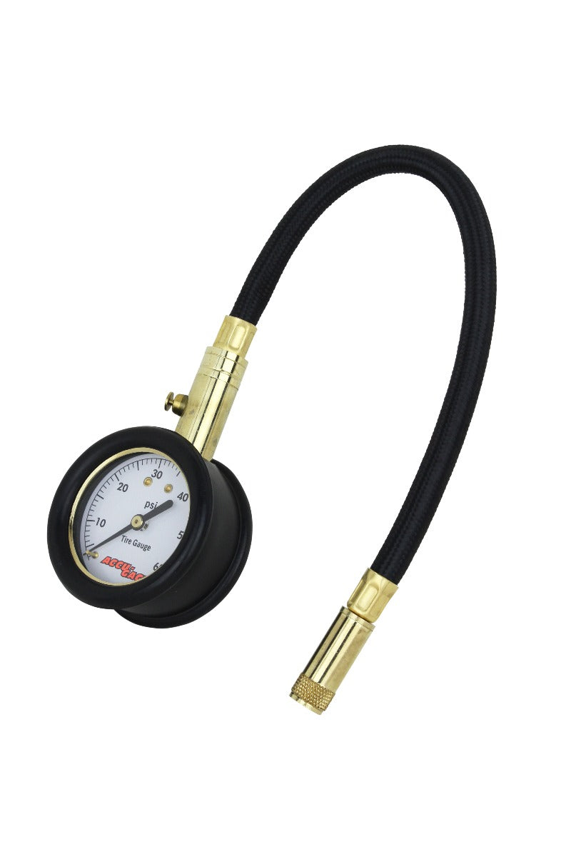 ACCU-GAGE® by Milton® Dial Tire Pressure Gauge w/ Straight Air Chuck and 11