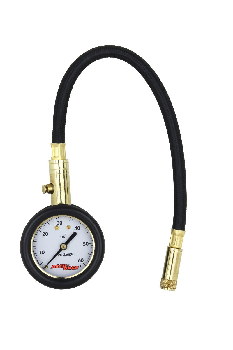 ACCU-GAGE® by Milton® Dial Tire Pressure Gauge w/ Straight Air Chuck and 11