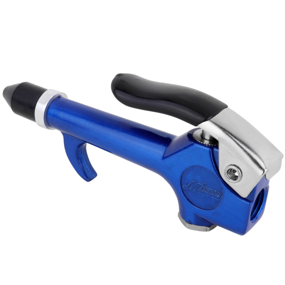 COLORFIT® S-148TC 1/4” NPT Lever Blow Gun Tool - Rubber Tip Nozzle, Blue