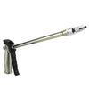 Turbo Pistol Grip Blow Gun - 10" Extended Reach and Adjustable Nozzle - 40 CFM - 230 Max PSI (S-182)