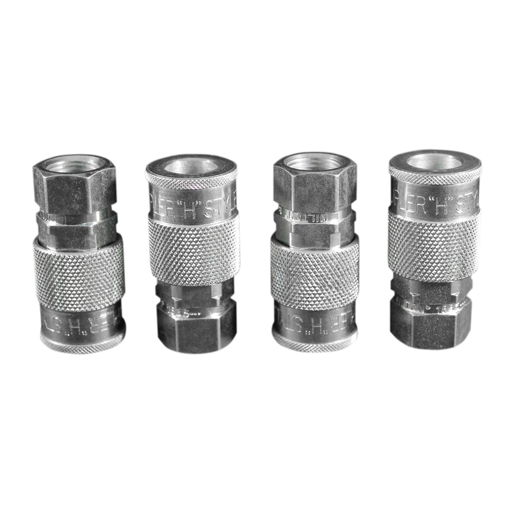 Milton Industries, Inc. 3/8 In. MNPT V Style High Flow Coupler-S-767...