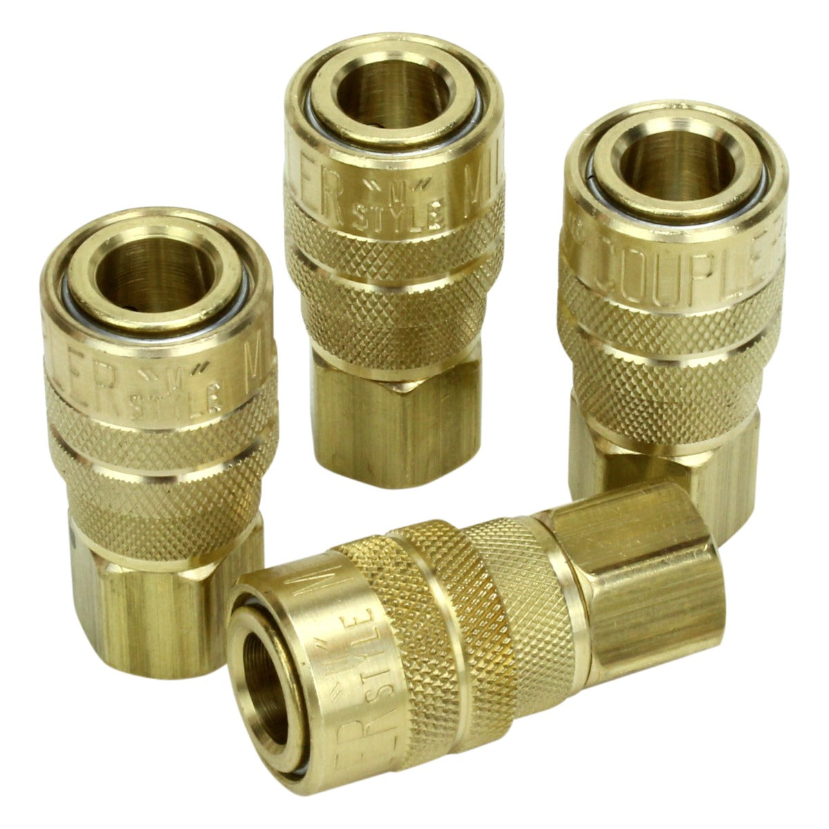 1/4" NPT MSTYLE® Air Coupler and Plug Kit (12Piece) — Milton