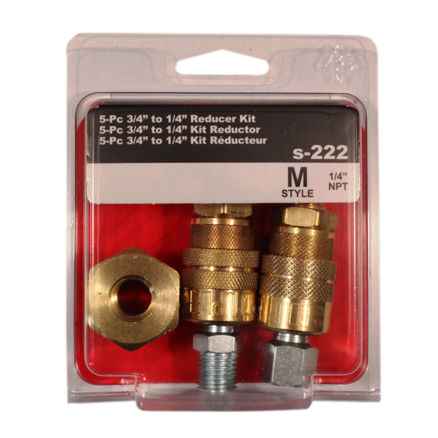 Reducer Kit Milton® M-Style Coupler and Plug Reducer Kit - S-222