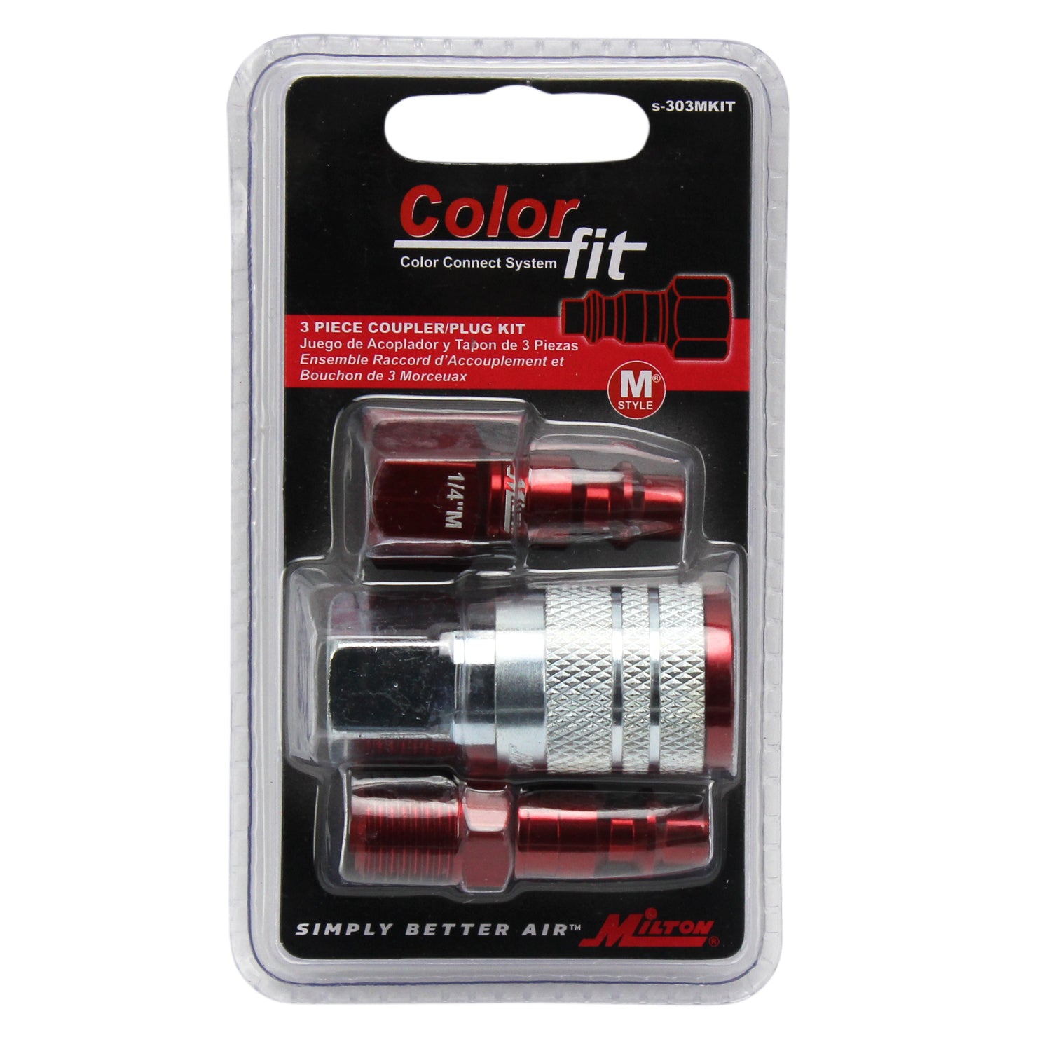 COLORFIT® Coupler & Plug Kit - M-STYLE® - 1/4