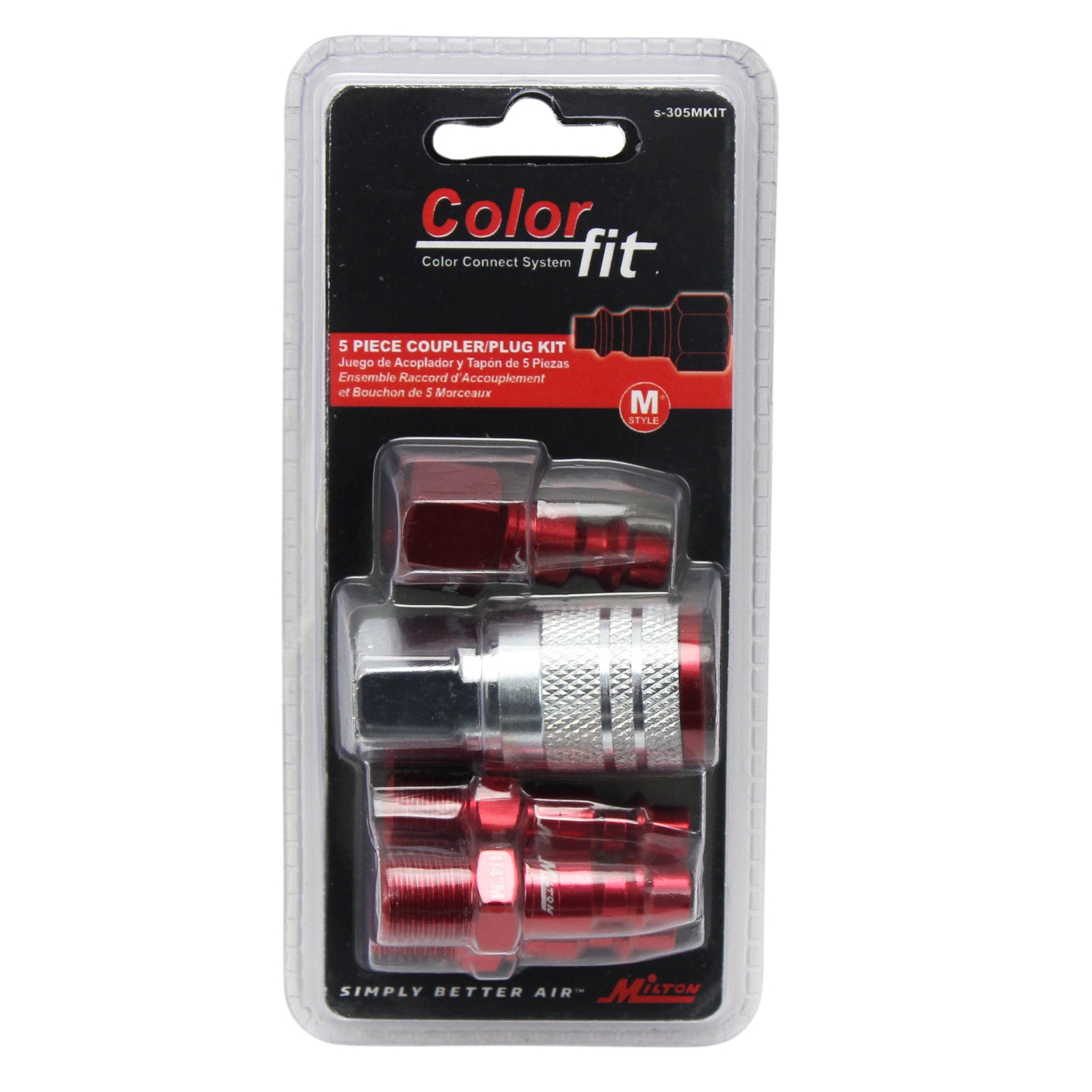 COLORFIT® Coupler & Plug Kit - M-STYLE® - 1/4