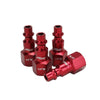 COLORFIT® Coupler & Plug Kit - M-STYLE® - 1/4" NPT Red Couplers & Plugs (14-Piece)