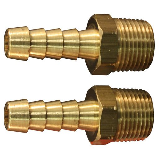 Amflo 808 Brass Barb Air Hose Fitting for 1/2″ Hose ID x 1/2″ MNPT - Tire  Supply Network