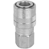 Industrial Coupler 1/4" NPT Female Brass Air Coupler, M-STYLE® Quick Connect Air Coupler, Box of 10